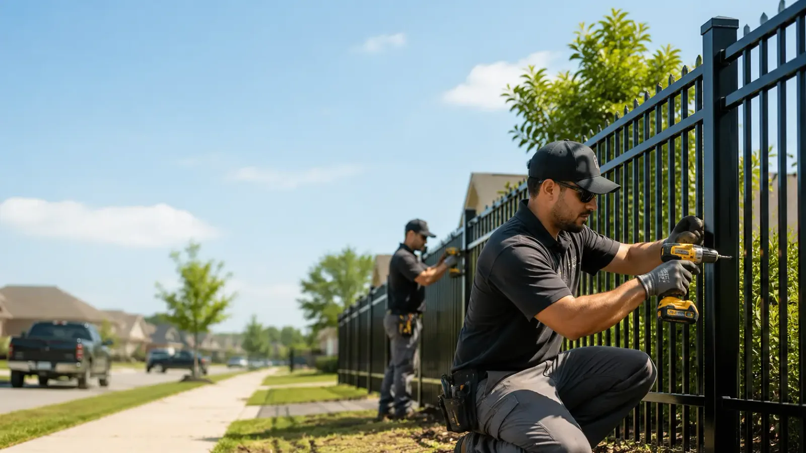 Metal Fence Installation in Lane City, TX